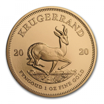 Krugerrand - 1 once Or pur 22 carats - Année 2020