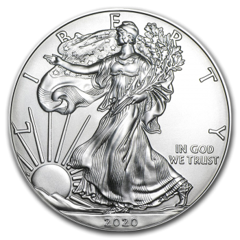 Liberty / Eagle - 1 Once Argent 999.99%  - Année 2020 Liberty / Eagle - 1 Once Argent 999.99%  - Année 2020