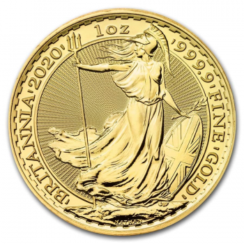 Britannia - 1 once d'Or pur 24 carats - Année 2020