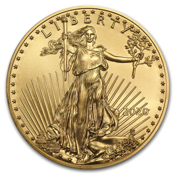 Liberty / Eagle - 1/4 d'once d'Or pur 22 carats - Année 2020