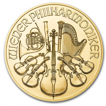 Philharmoniker  - 1/25 d'once d'Or pur 24 carats - Année 2020