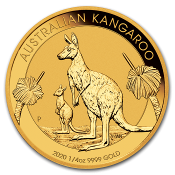 Kangaroo  - 1/4 d'once d'Or pur 24 carats - Année 2020