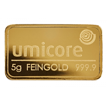 5 grammes - Lingot Or pur 24 carats 5 grammes - Lingot Or pur 24 carats