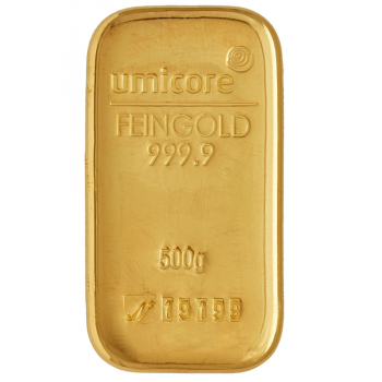 Achat Or 500 grammes - Lingot Or pur 24 carats