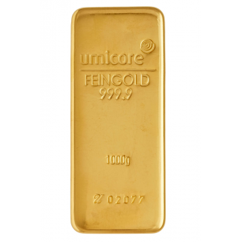Achat Or 1000 grammes - Lingot Or pur 24 carats
