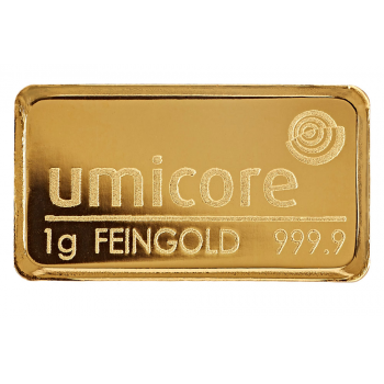 Achat Or 1 gramme - Lingot Or pur 24 carats
