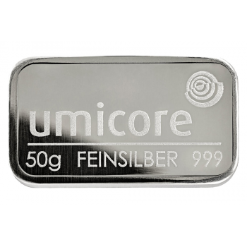 50 grammes - Lingot Argent 999.99% 50 grammes - Lingot Argent 999.99%