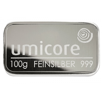 Achat Argent 100 grammes - Lingot Argent 999.99%