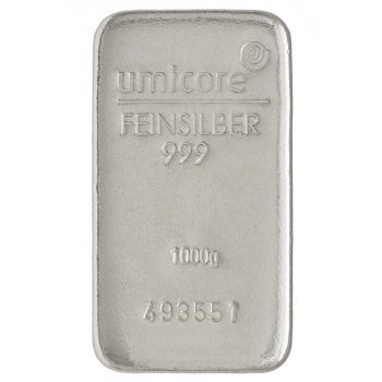 Achat Argent 1000 grammes - Lingot Argent